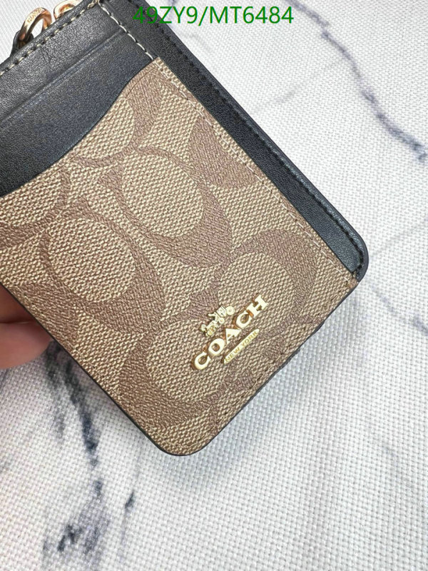 Coach Bag-(4A)-Wallet- Code: MT6484 $: 49USD