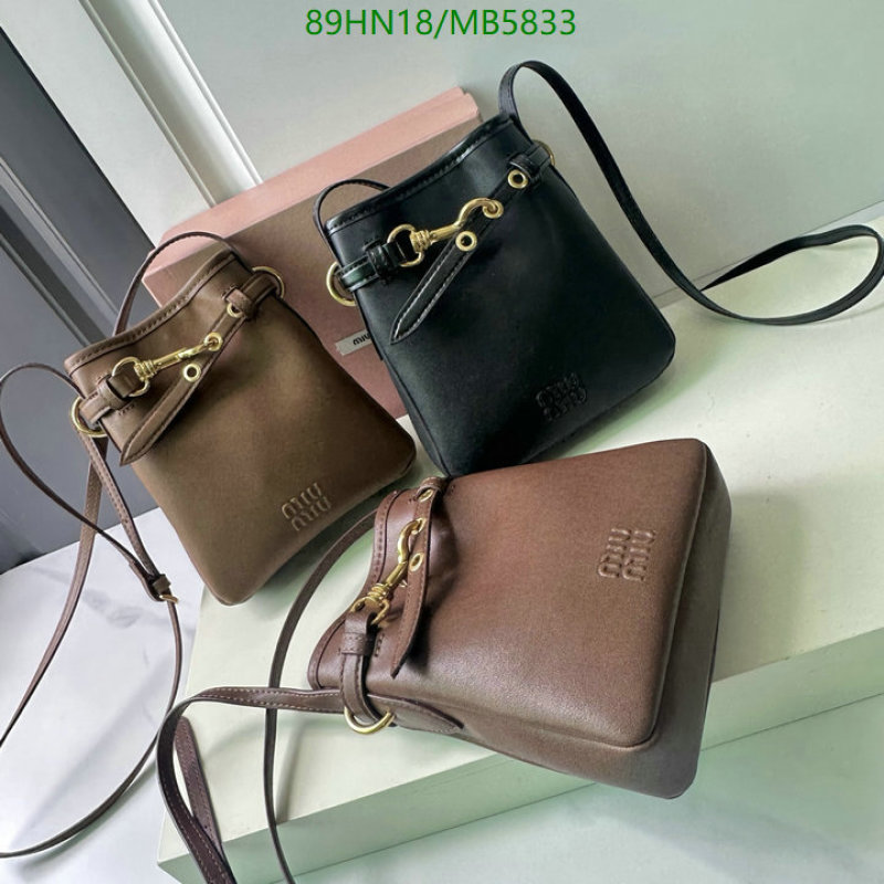 Miu Miu Bag-(4A)-Bucket bag- Code: MB5833 $: 89USD