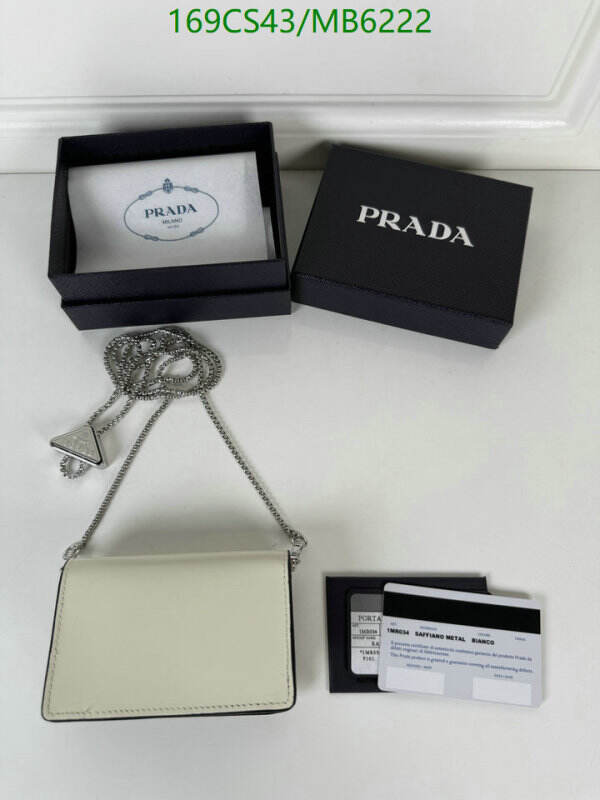Prada Bag-(Mirror)-Crossbody- Code: MB6222 $: 169USD