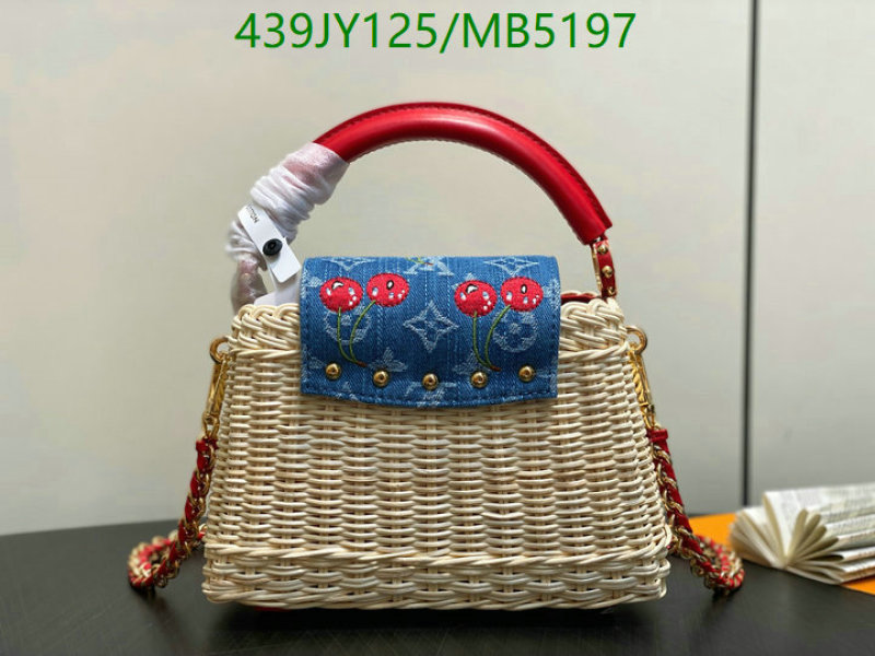 LV Bag-(Mirror)-Handbag- Code: MB5197