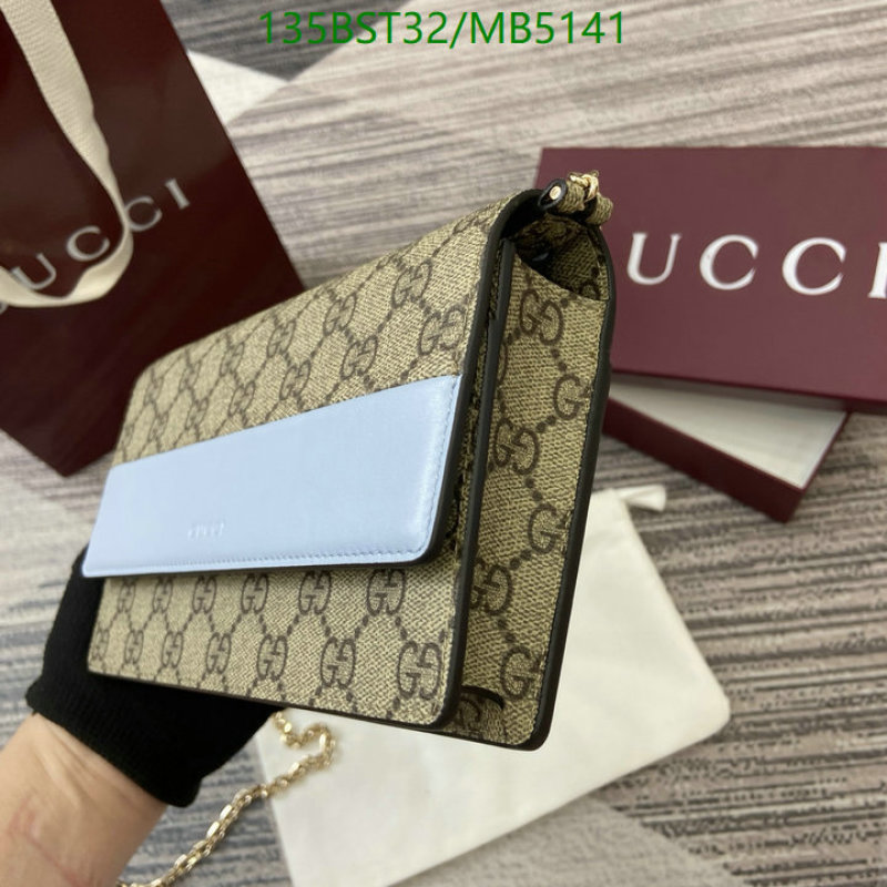 Gucci Bag-(Mirror)-Crossbody- Code: MB5141 $: 135USD