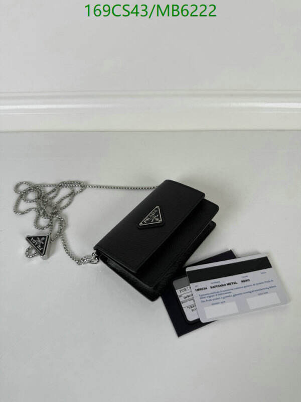 Prada Bag-(Mirror)-Crossbody- Code: MB6222 $: 169USD