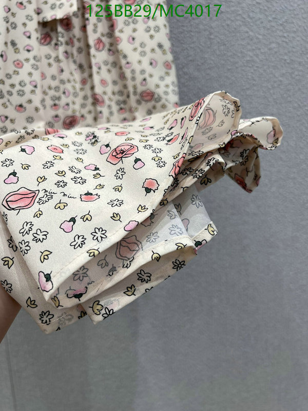 Clothing-MIUMIU Code: MC4017 $: 125USD