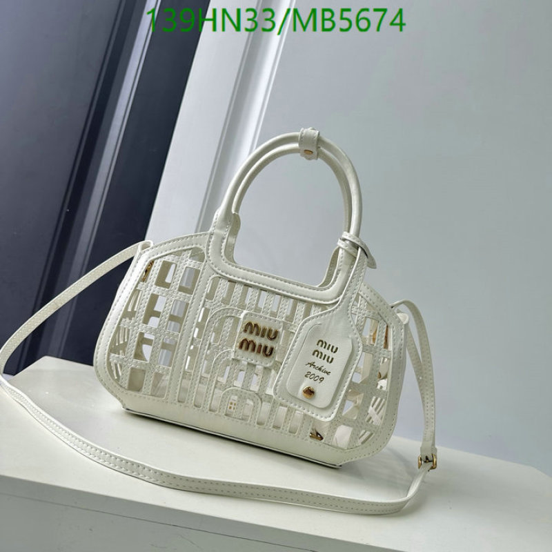 Miu Miu Bag-(4A)-Handbag- Code: MB5674 $: 139USD