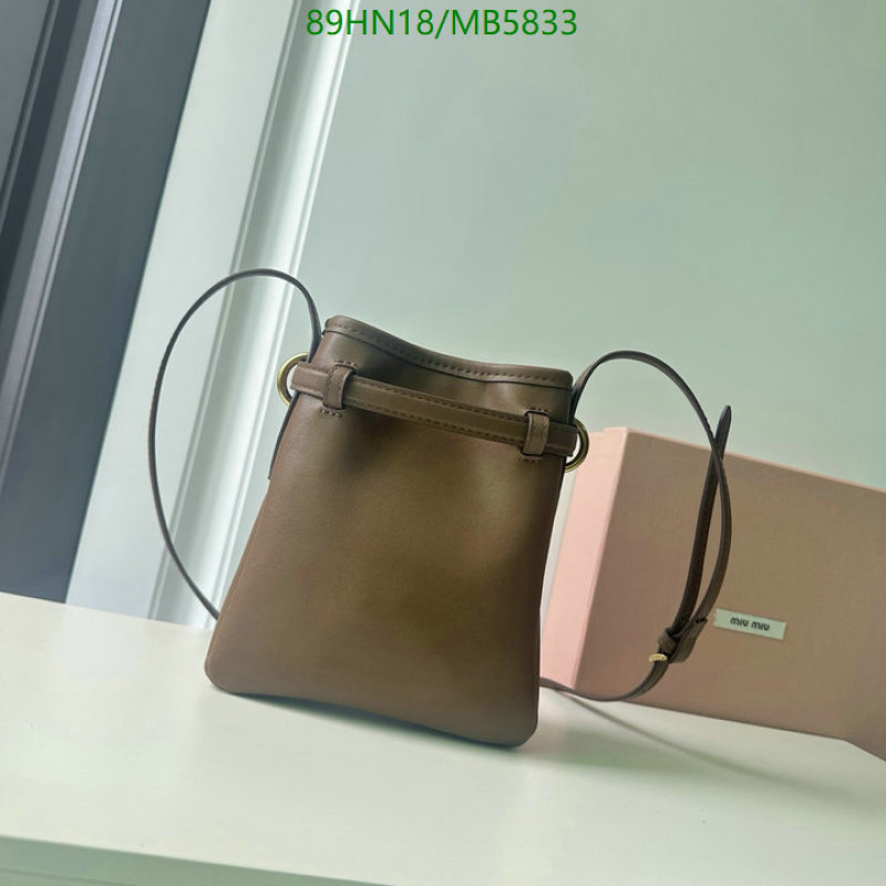 Miu Miu Bag-(4A)-Bucket bag- Code: MB5833 $: 89USD