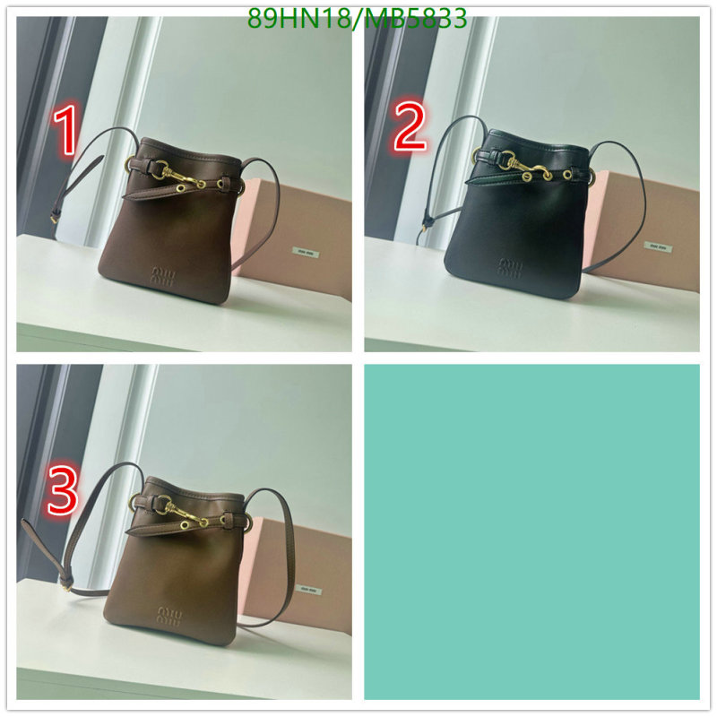 Miu Miu Bag-(4A)-Bucket bag- Code: MB5833 $: 89USD