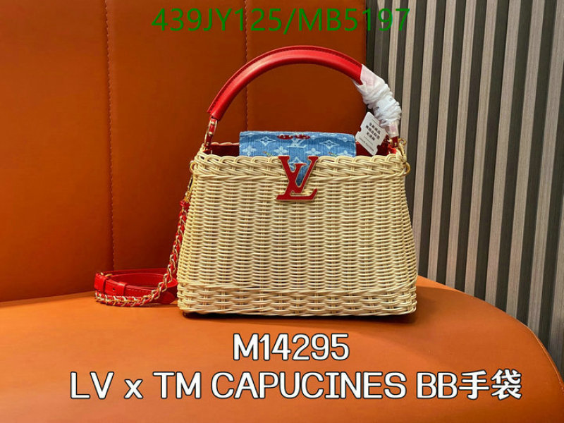 LV Bag-(Mirror)-Handbag- Code: MB5197