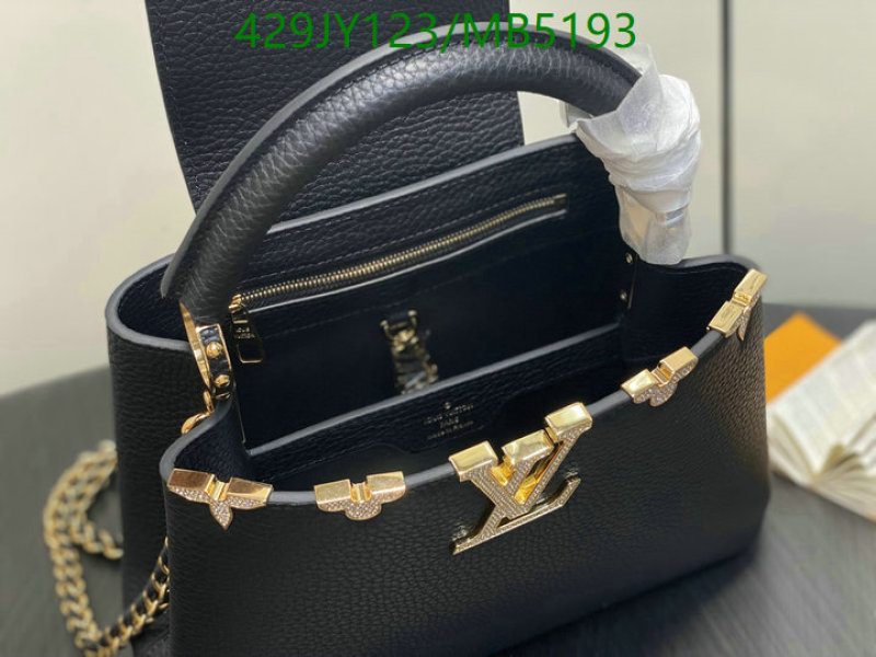 LV Bag-(Mirror)-Handbag- Code: MB5193