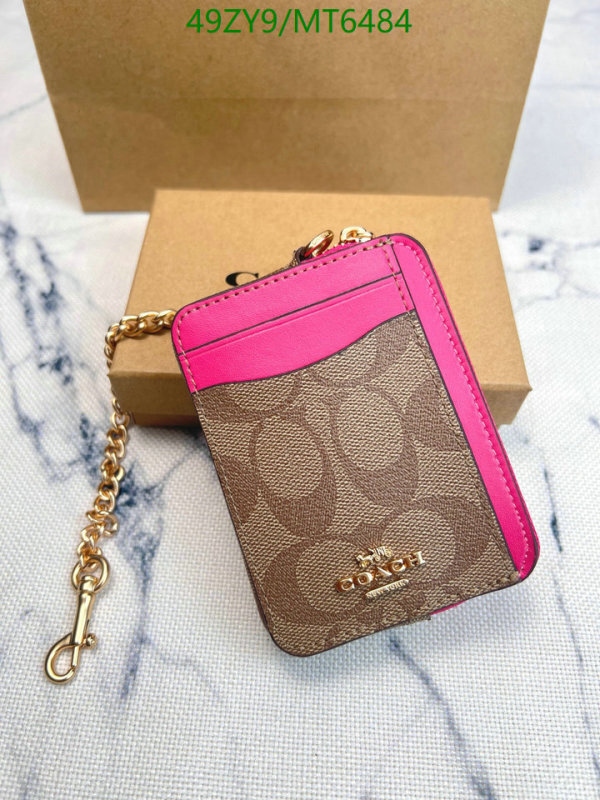 Coach Bag-(4A)-Wallet- Code: MT6484 $: 49USD