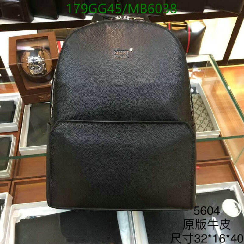 Montblanc Bag-(Mirror)-Backpack- Code: MB6038 $: 179USD