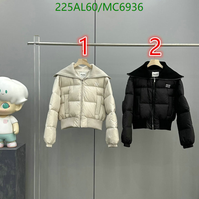 Down jacket Women-Miu Miu Code: MC6936 $: 225USD