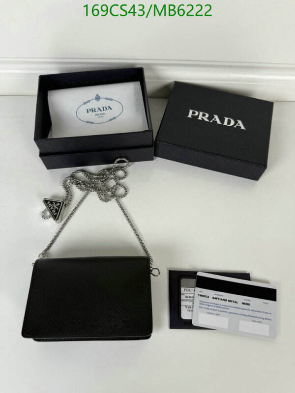 Prada Bag-(Mirror)-Crossbody- Code: MB6222 $: 169USD