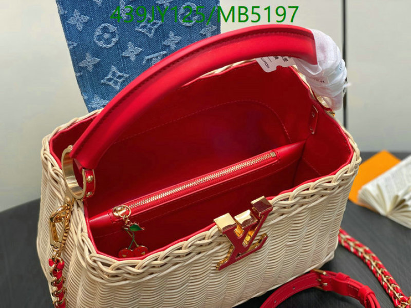 LV Bag-(Mirror)-Handbag- Code: MB5197