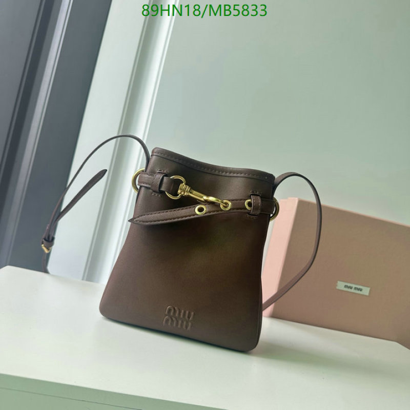 Miu Miu Bag-(4A)-Bucket bag- Code: MB5833 $: 89USD