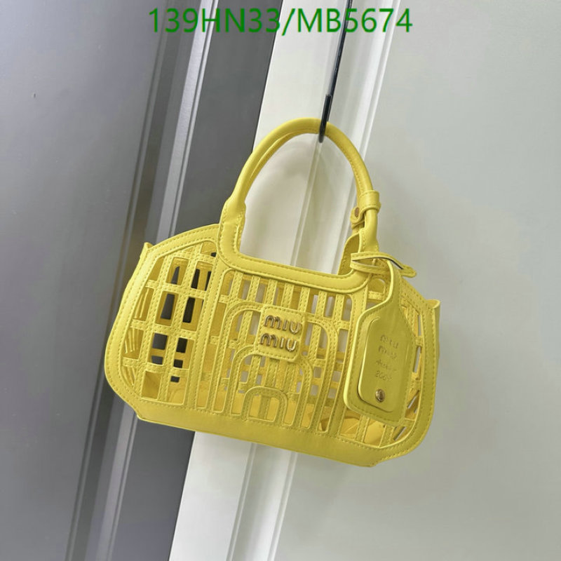 Miu Miu Bag-(4A)-Handbag- Code: MB5674 $: 139USD