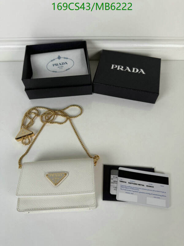 Prada Bag-(Mirror)-Crossbody- Code: MB6222 $: 169USD