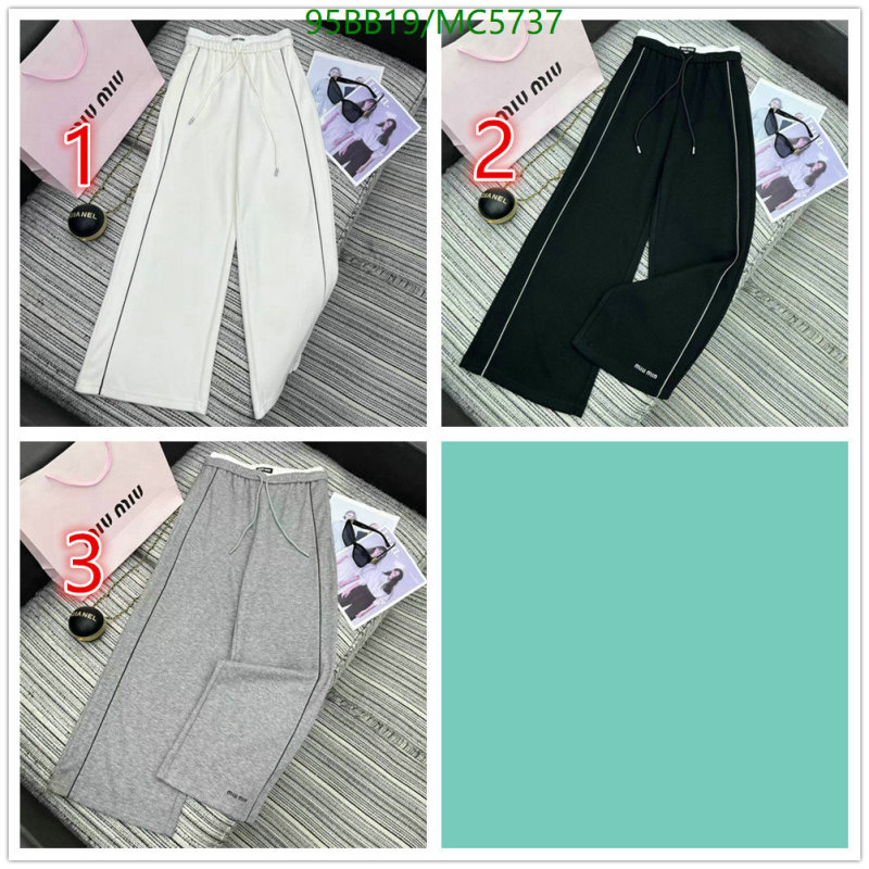 Clothing-MIUMIU Code: MC5737 $: 95USD