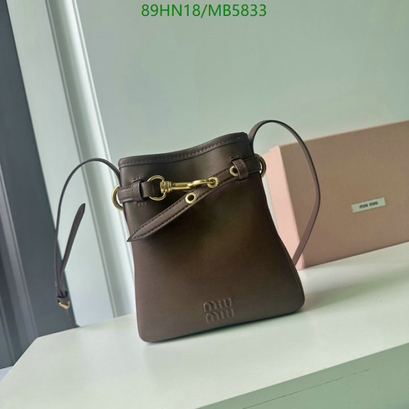 Miu Miu Bag-(4A)-Bucket bag- Code: MB5833 $: 89USD