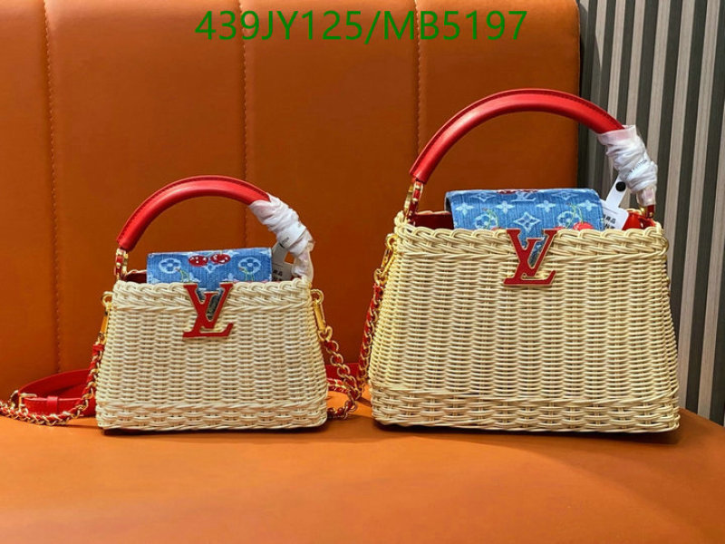 LV Bag-(Mirror)-Handbag- Code: MB5197