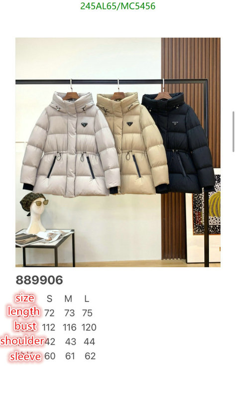 Down jacket Women-Prada Code: MC5456 $: 245USD