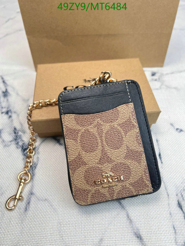 Coach Bag-(4A)-Wallet- Code: MT6484 $: 49USD