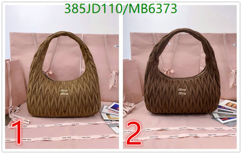 Miu Miu Bag-(Mirror)-Handbag- Code: MB6373 $: 385USD