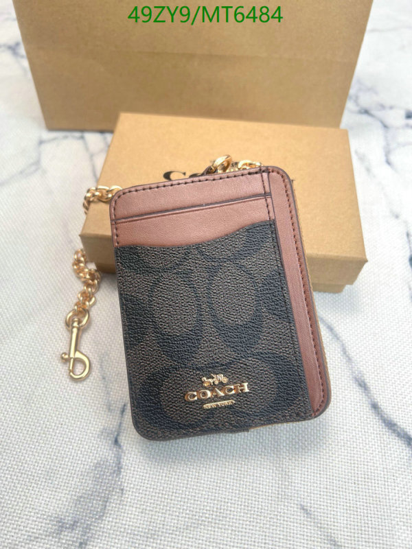 Coach Bag-(4A)-Wallet- Code: MT6484 $: 49USD