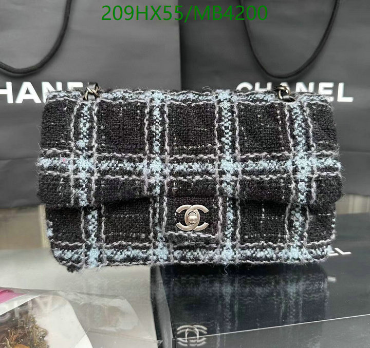 Chanel Bag-(Mirror)-Crossbody- Code: MB4200 $: 209USD