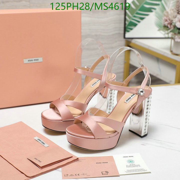 Women Shoes-Miu Miu Code: MS4619 $: 125USD