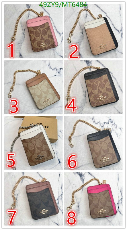 Coach Bag-(4A)-Wallet- Code: MT6484 $: 49USD