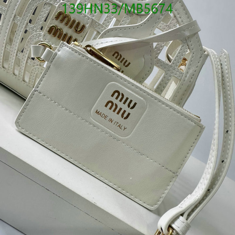 Miu Miu Bag-(4A)-Handbag- Code: MB5674 $: 139USD