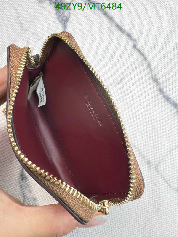 Coach Bag-(4A)-Wallet- Code: MT6484 $: 49USD
