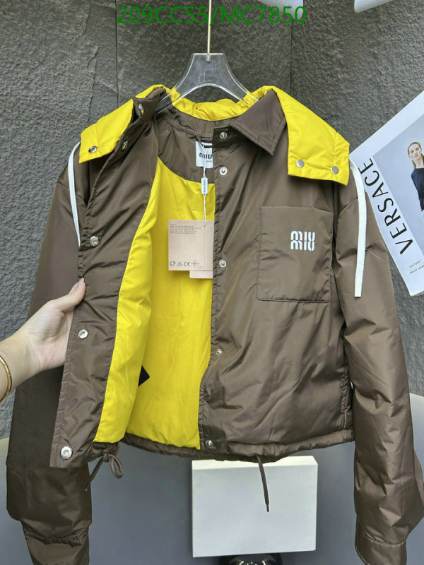 Down jacket Women-Miu Miu Code: MC7850 $: 209USD