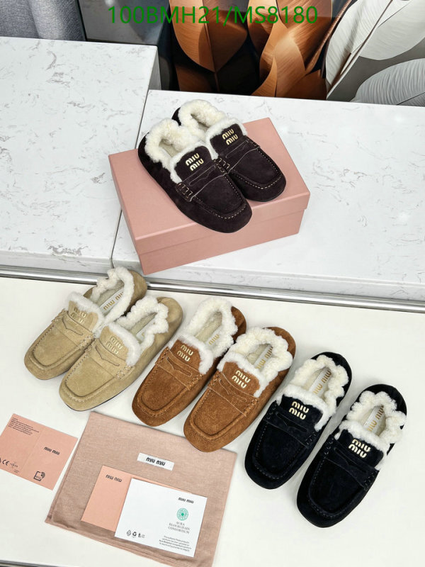 Women Shoes-Miu Miu Code: MS8180 $: 100USD