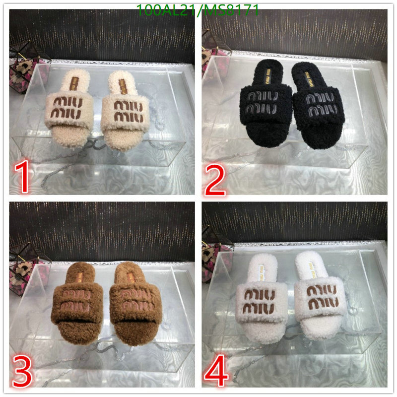 Women Shoes-Miu Miu Code: MS8171 $: 100USD