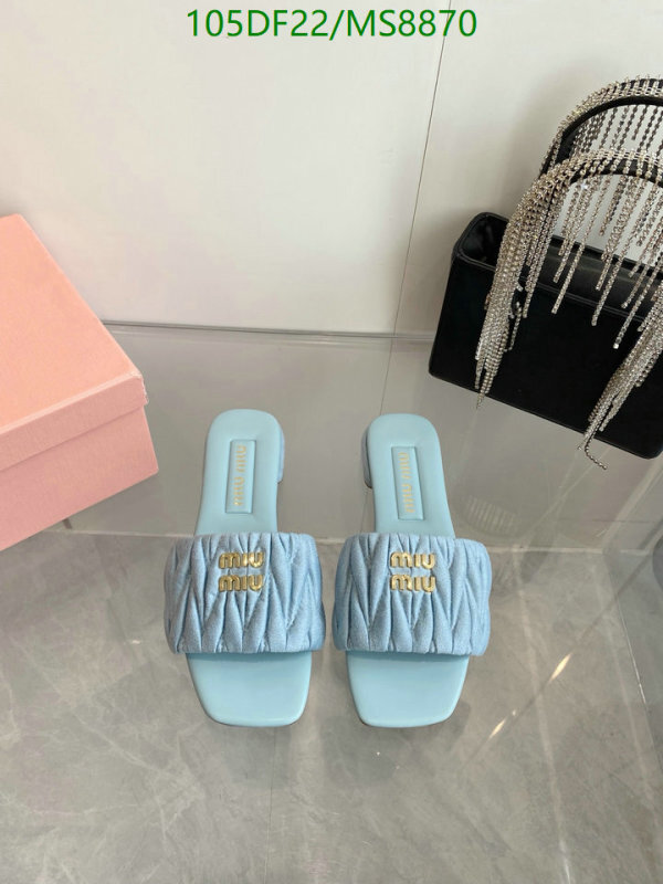 Women Shoes-Miu Miu Code: MS8870 $: 105USD