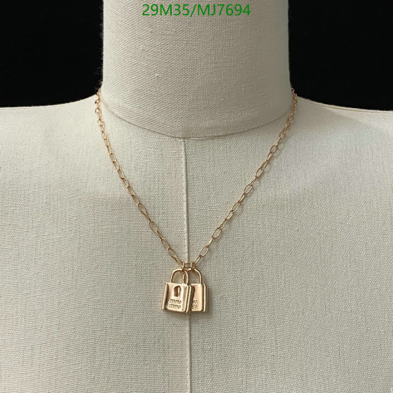 Jewelry-MiuMiu Code: MJ7694 $: 29USD
