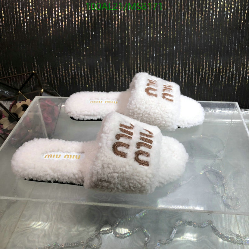 Women Shoes-Miu Miu Code: MS8171 $: 100USD