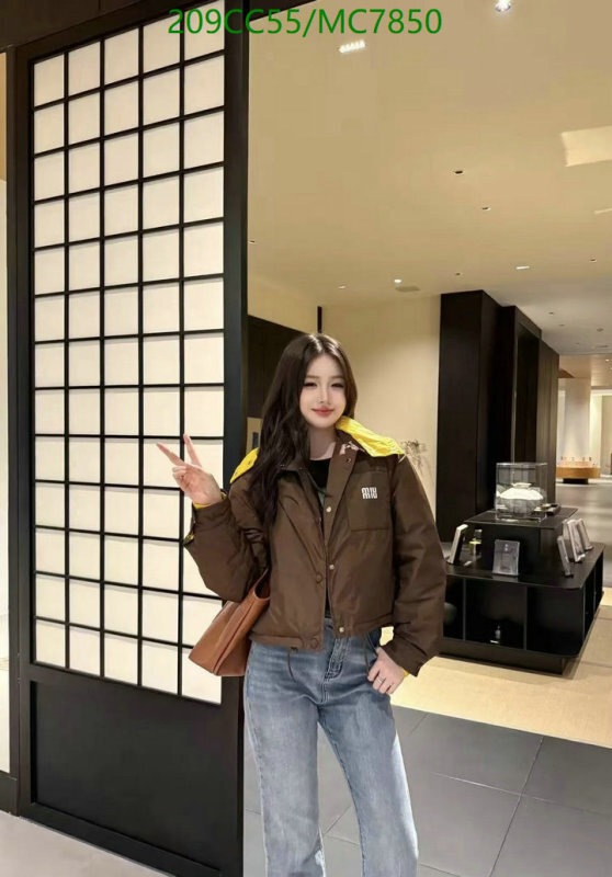 Down jacket Women-Miu Miu Code: MC7850 $: 209USD
