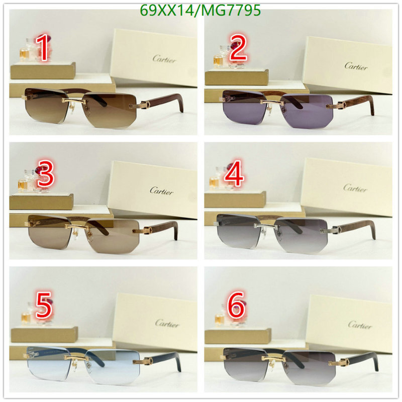 Glasses-Cartier Code: MG7795 $: 69USD