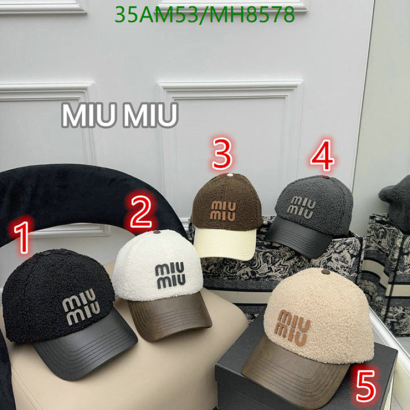 Cap-(Hat)-Miu Miu Code: MH8578 $: 35USD