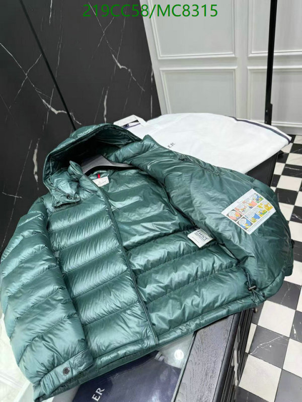 Down jacket Men-Moncler Code: MC8315 $: 219USD