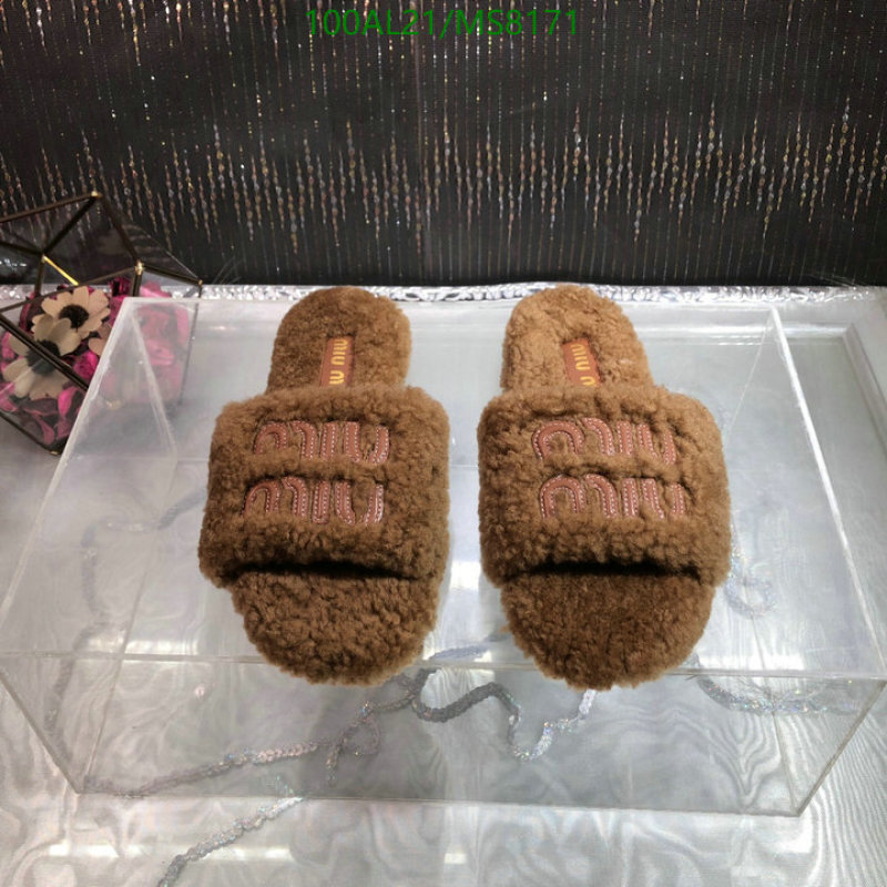 Women Shoes-Miu Miu Code: MS8171 $: 100USD