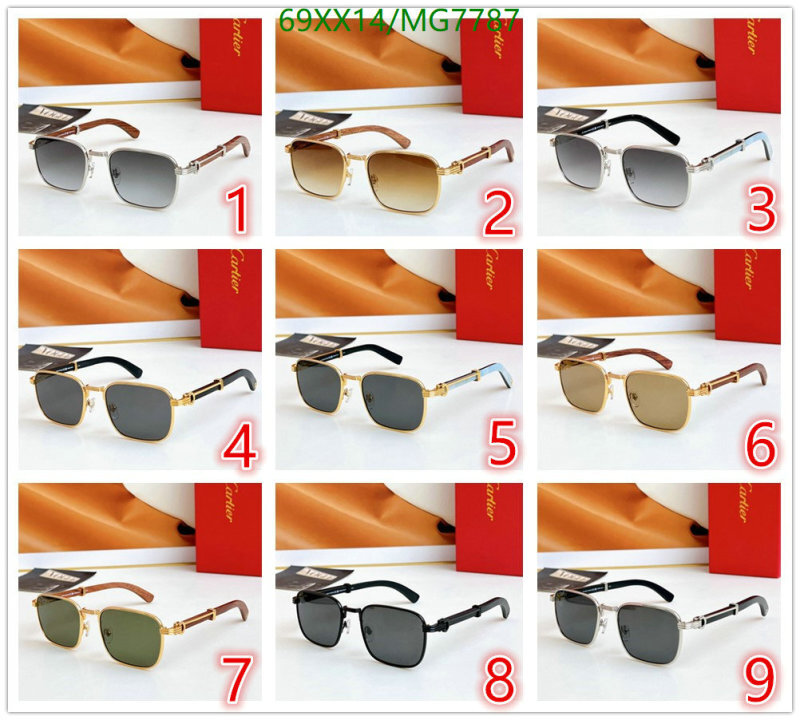Glasses-Cartier Code: MG7787 $: 69USD