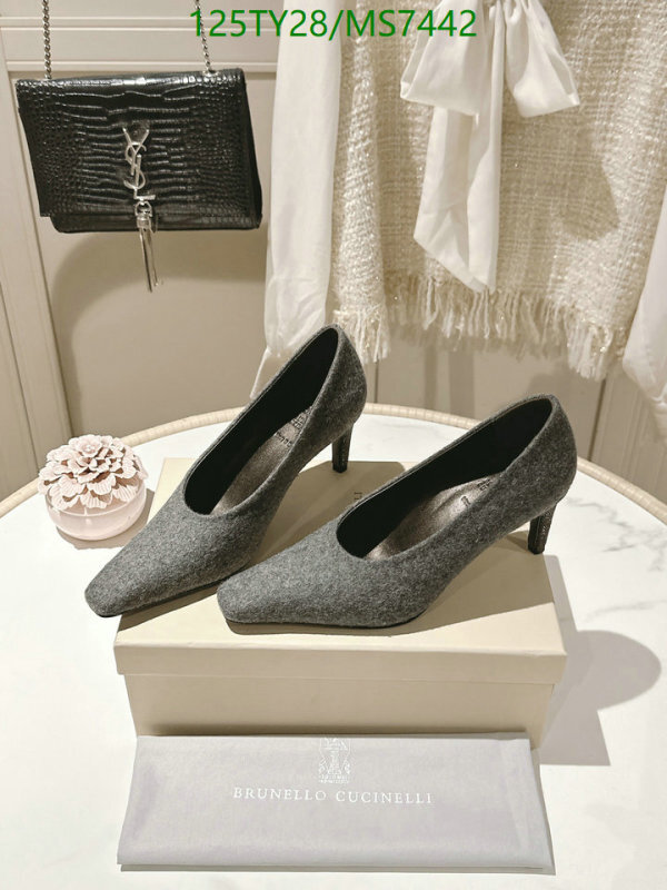 Women Shoes-Brunello Cucinelli Code: MS7442 $: 125USD