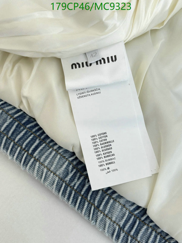 Clothing-MIUMIU Code: MC9323 $: 179USD