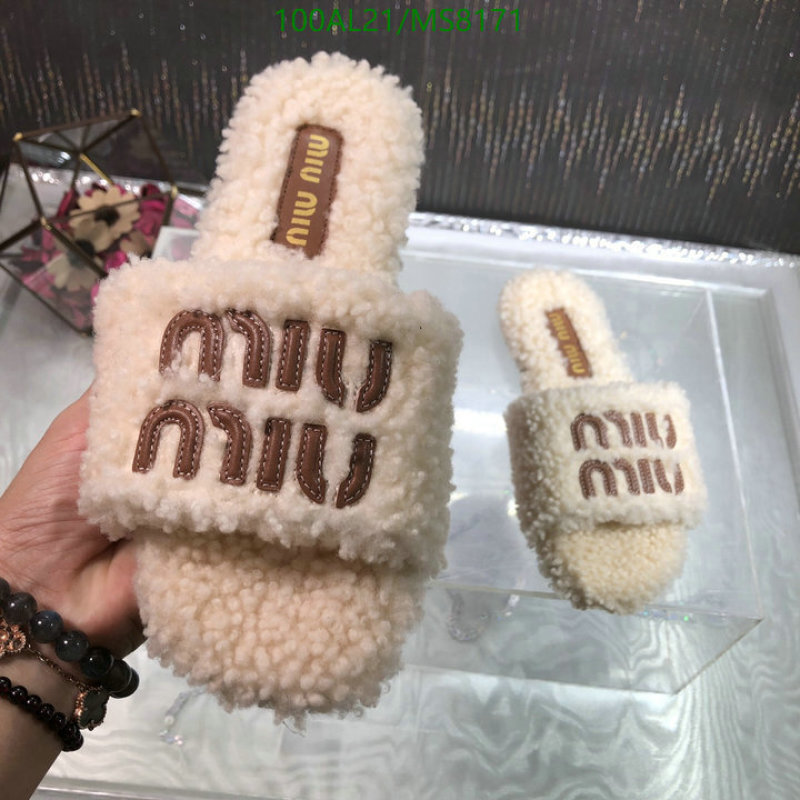 Women Shoes-Miu Miu Code: MS8171 $: 100USD