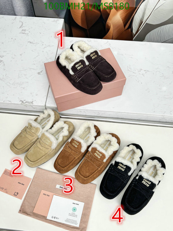 Women Shoes-Miu Miu Code: MS8180 $: 100USD