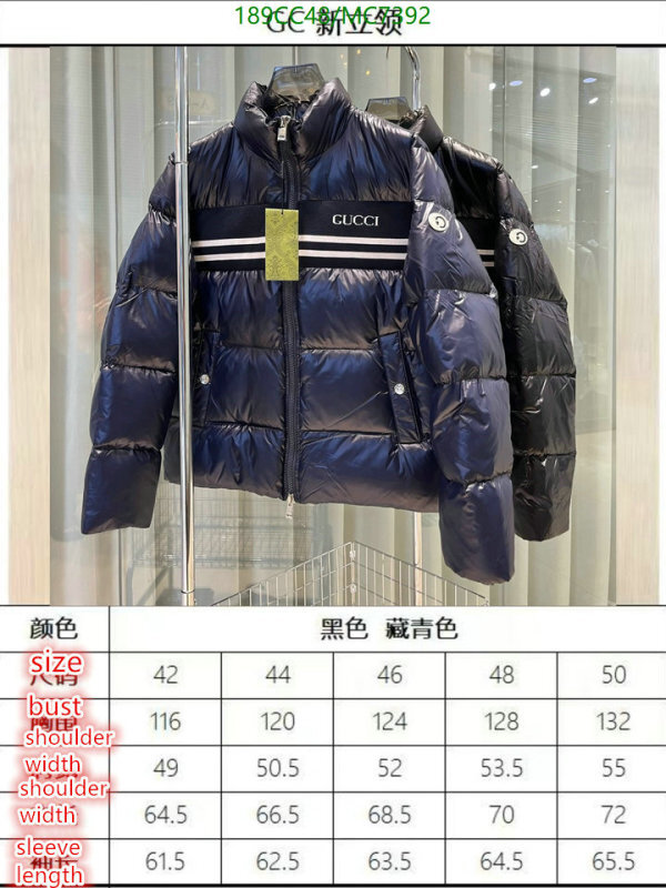Down jacket Men-Gucci Code: MC7392 $: 189USD
