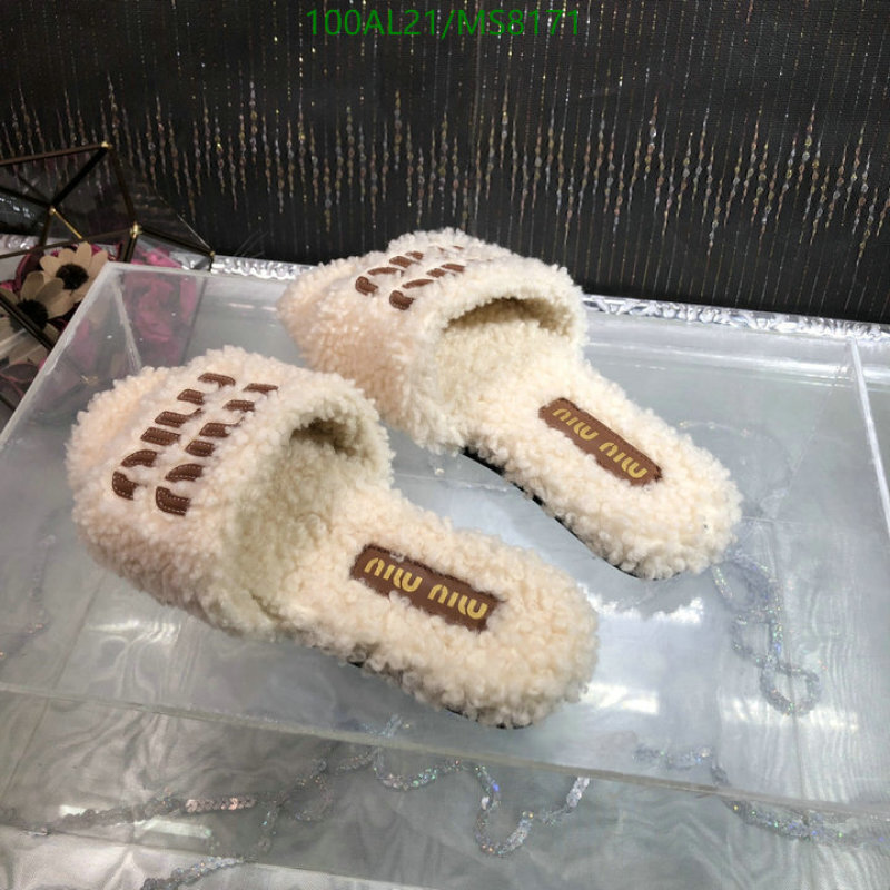 Women Shoes-Miu Miu Code: MS8171 $: 100USD